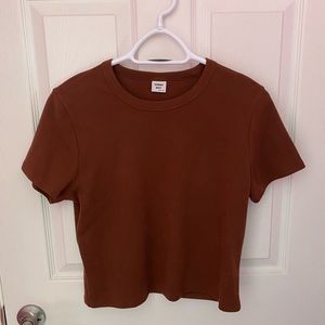 ✨NWOT Sunday Best Little Ribbed T-Shirt